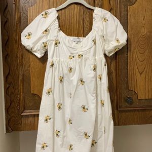 Endless Rose Puff Sleeve Mini Dress